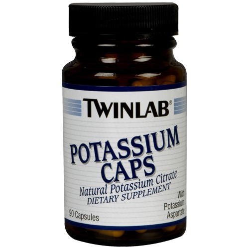 TwinLab Potassium Caps 99mg - 90 Capsules