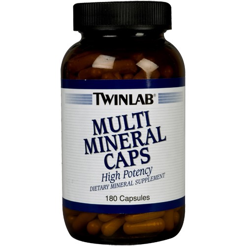 TwinLab Multi Mineral Caps 180 Capsules