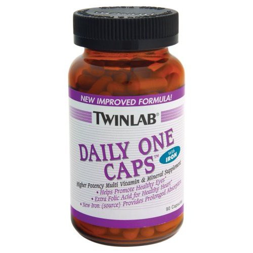 Twinlab Daily One Caps with Iron - 90 Capsules