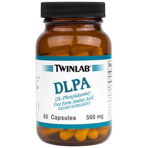 TwinLab DLPA (DL-Phenylalanine ) 500mg - 60 Capsules