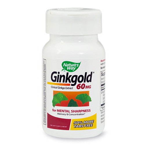 Nature's Way Ginkgold - 75 Tablets