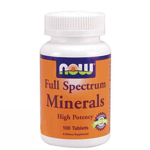 NOW Full Spectrum Minerals - 100 Tablets