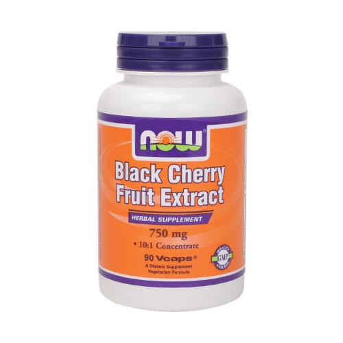 NOW Black Cherry Fruit Extract (750 mg) - 90 Vcaps