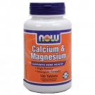 NOW Calcium and Magnesium - 100 Tablets