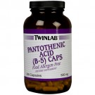 TwinLab Pantothenic Acid (B-5) Caps 500mg - 200 Capsules