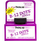 TwinLab B-12 Dots 500mcg - 100 Tablets