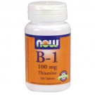 NOW Vitamin B-1 (Thiamine) - 100 Tablets